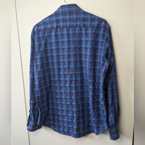 ROBERT GRAHAM Long Sleeve Men Casual Button Down Shirt Size Medium 100% Cotton - Picture 10 of 12